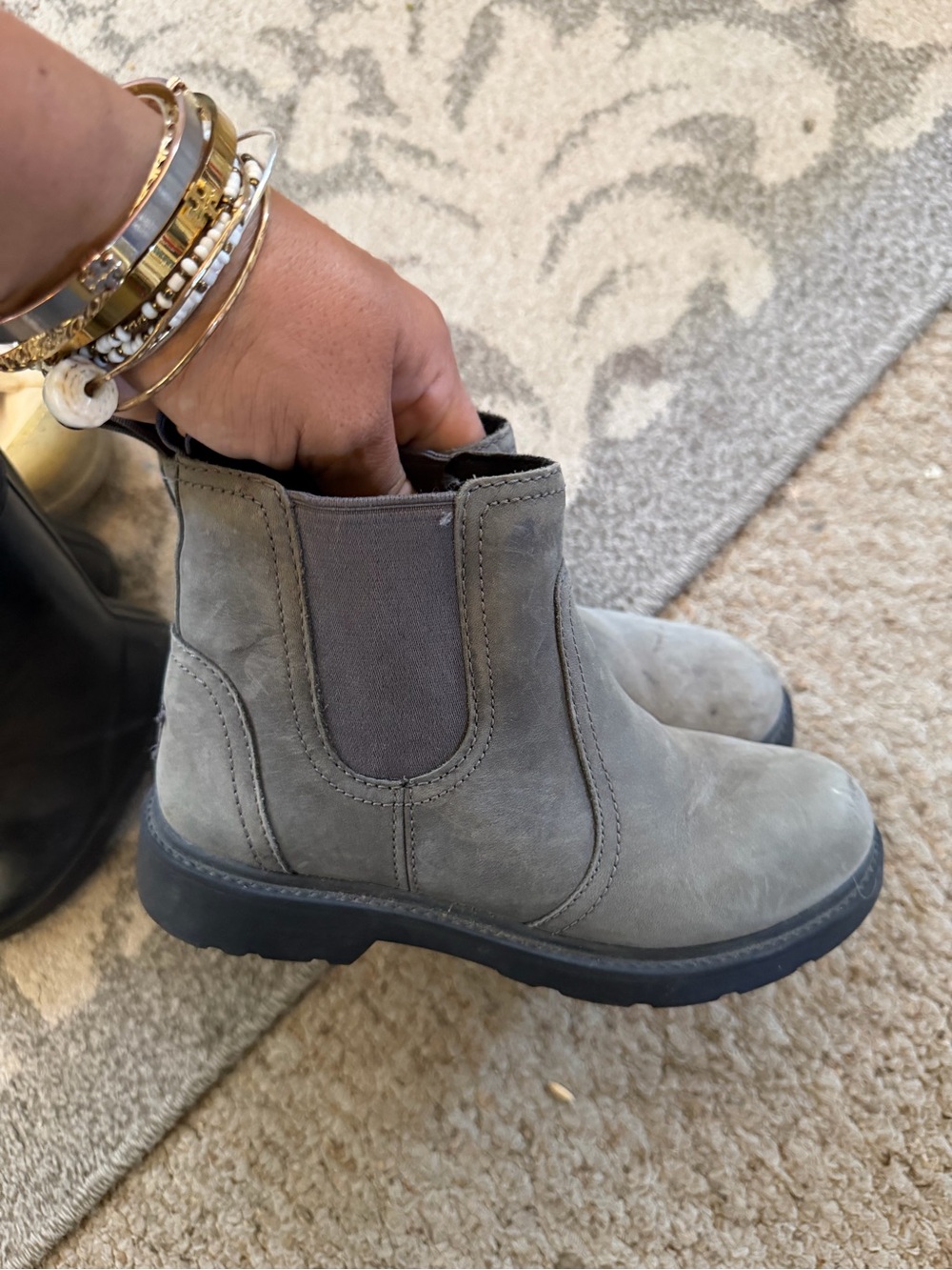 UGG Kids Grey Chelsea Boots